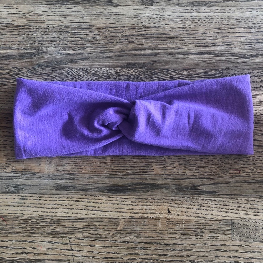 Purple Twist Headband NEW Handmade